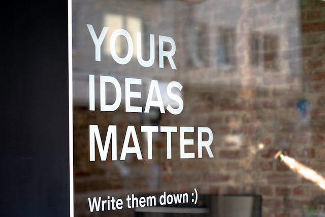 Ideas Matter Sign